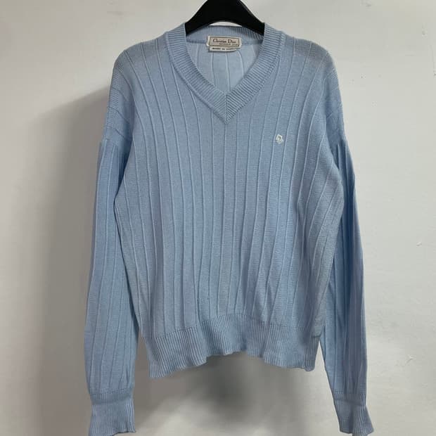 크리스찬 디올 스카이블루 니트 (on.601)