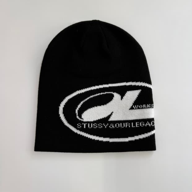 [당일 발송] 스투시 x 아워레가시 비니 블랙