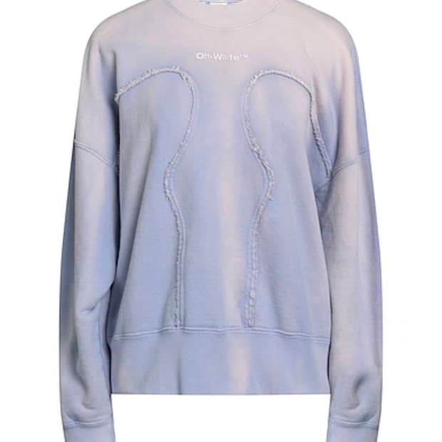 오프화이트 워싱 맨투맨 스웻셔츠