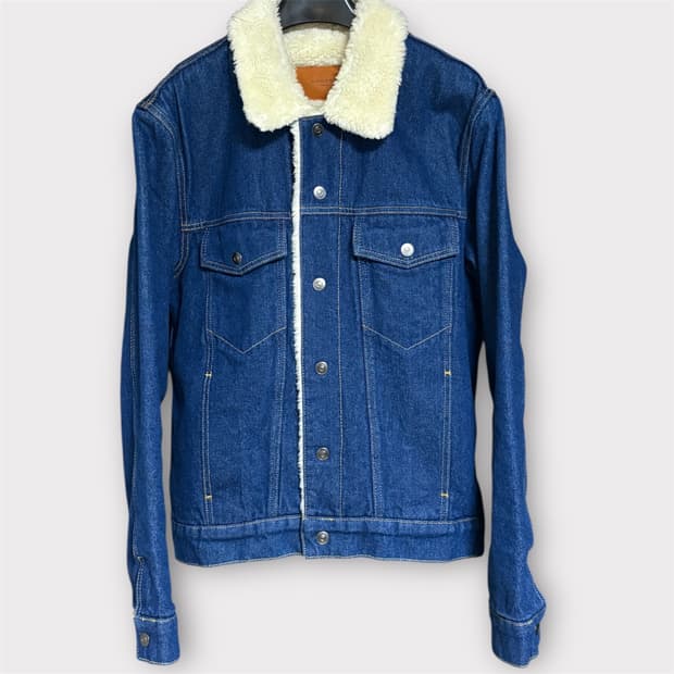 SANDRO 산드로 데님 쉐르파 자켓 54