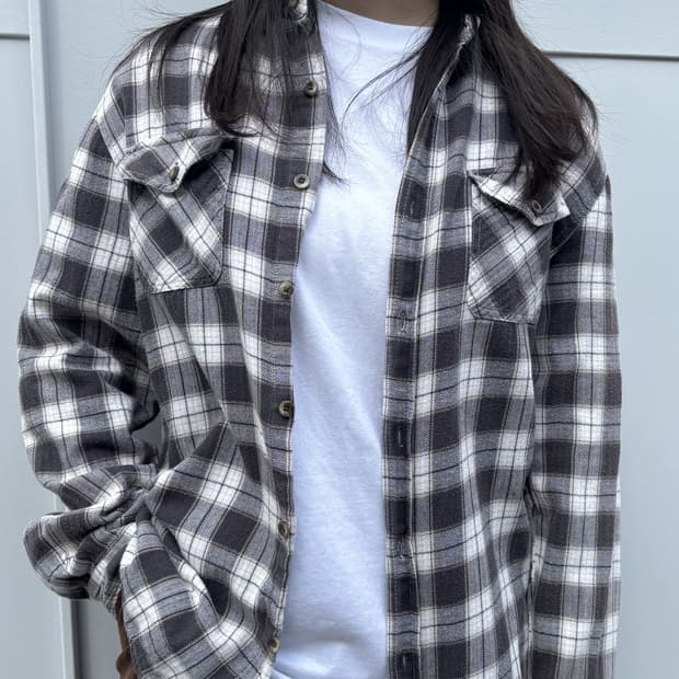 일본빈티지 TULTEX 체크 셔츠