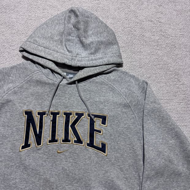 NIKE 실버탭 그레이 후디 L