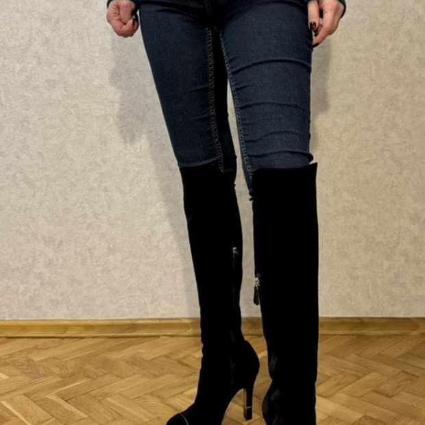 CHANEL 샤넬 부츠(36 C 사이즈)해외발송