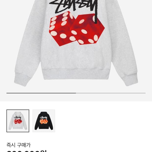 스투시 다이스 후드티