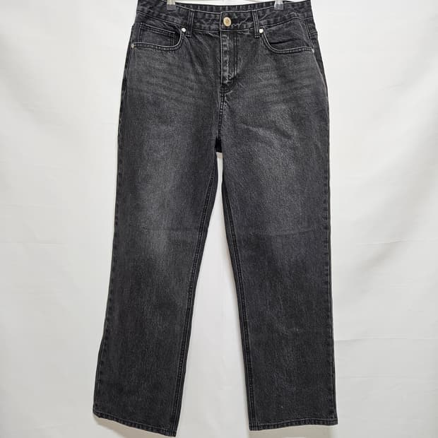 엑스컨테이너 벌룬핏 워싱 블랙진 30