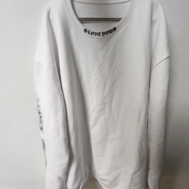 크롬하츠 러브유 맨투맨 XXL