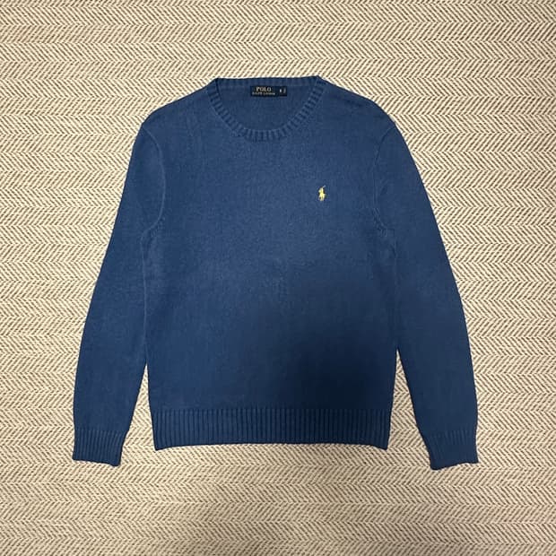 POLO RALPH LAUREN knit sweater blue