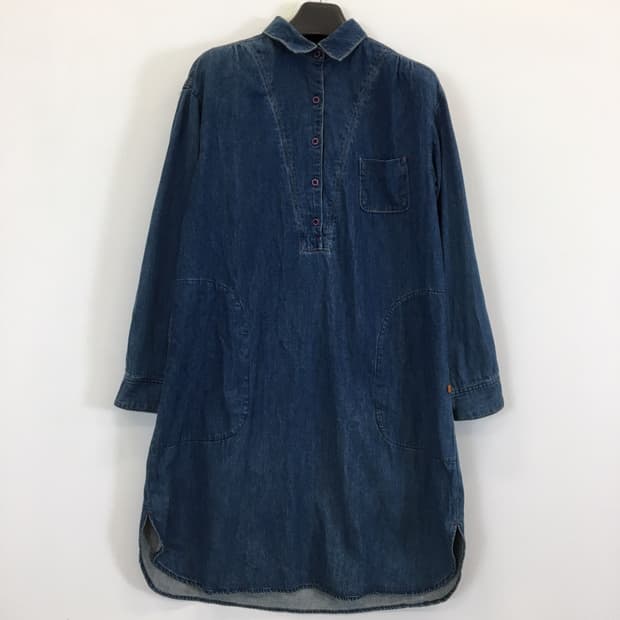 써스데이아일랜드 데님 롱원피스 90 