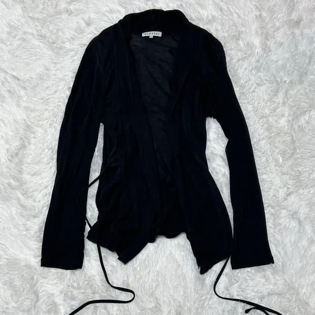 v-kei mood drape cardigan