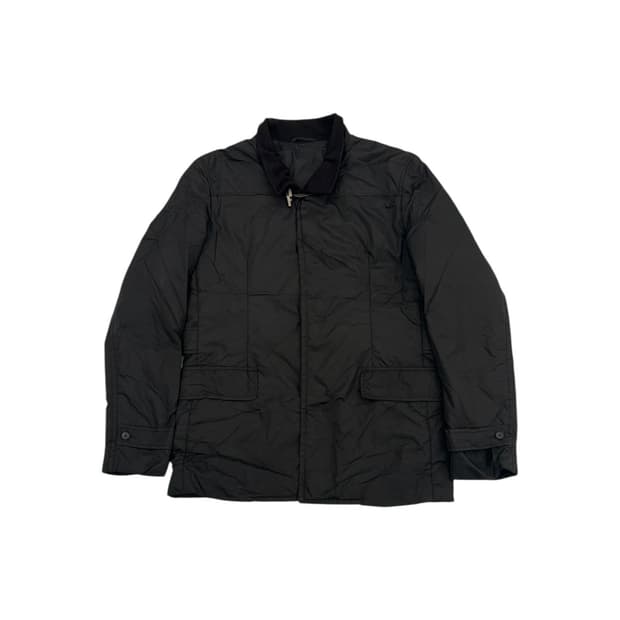 질샌더 블랙 나일론 자켓