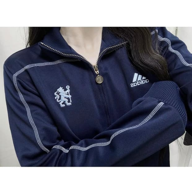 아디다스 유니크 첼시 축구 져지 집업 트랙탑