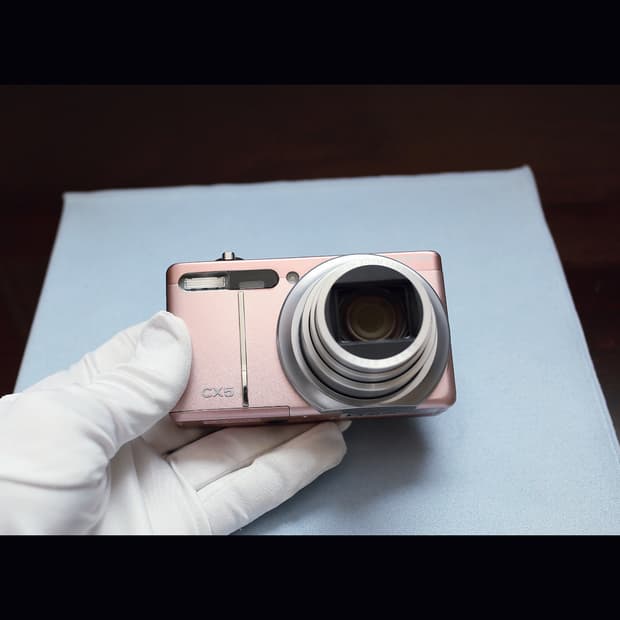 <예약완료><민트급>리코 cx5 핑크 빈티지 디카