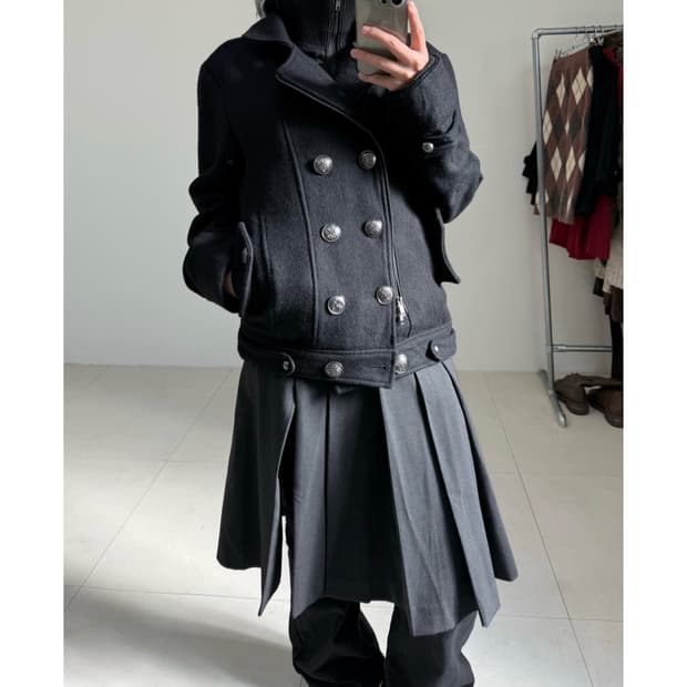 빈티지 울 혼방 자켓