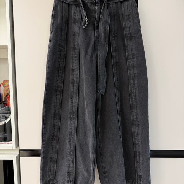 25ss 송지오옴므 어시메트릭 버티컬 블랙