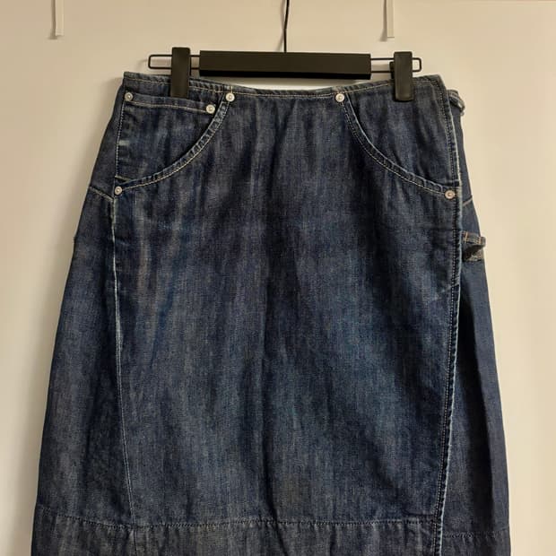 levis 리바이스 랩 미디 스커트 청치마