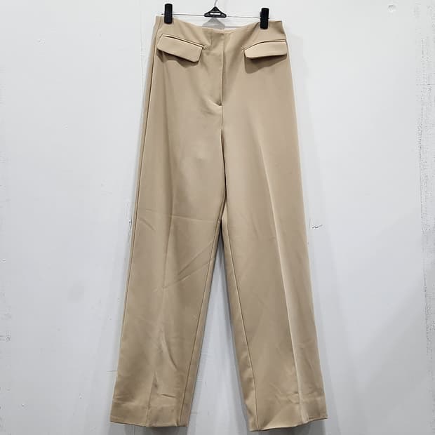 [XS] 자라 ZARA 연베이지 와이드 팬츠 XS