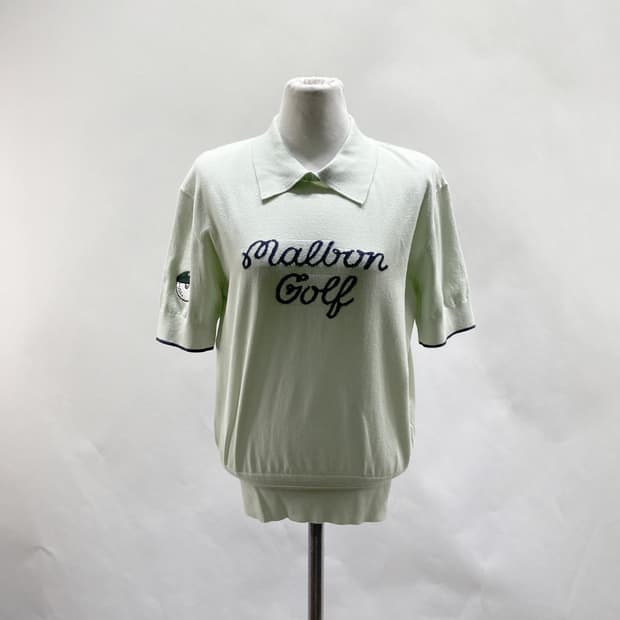 말본 골프 여성 카라 반팔니트티셔츠 L