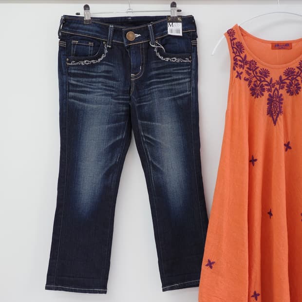 Something denim capri pants