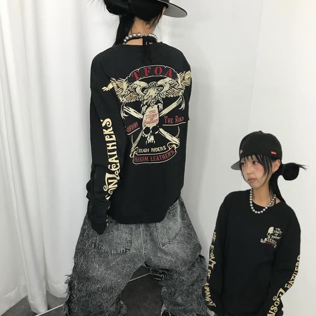 Vanson Embroidery L/S 