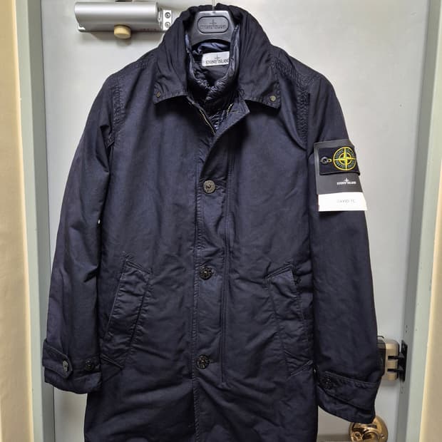 스톤아일랜드 DAVID-TC 카코트 S 네이비 정품인증