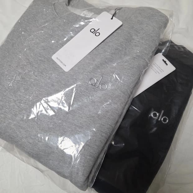 ALO 크루넥 기모 맨투맨 / 남여공용 / 병행수입