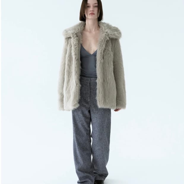 Hwi 포그 퍼자켓 라이트그레이