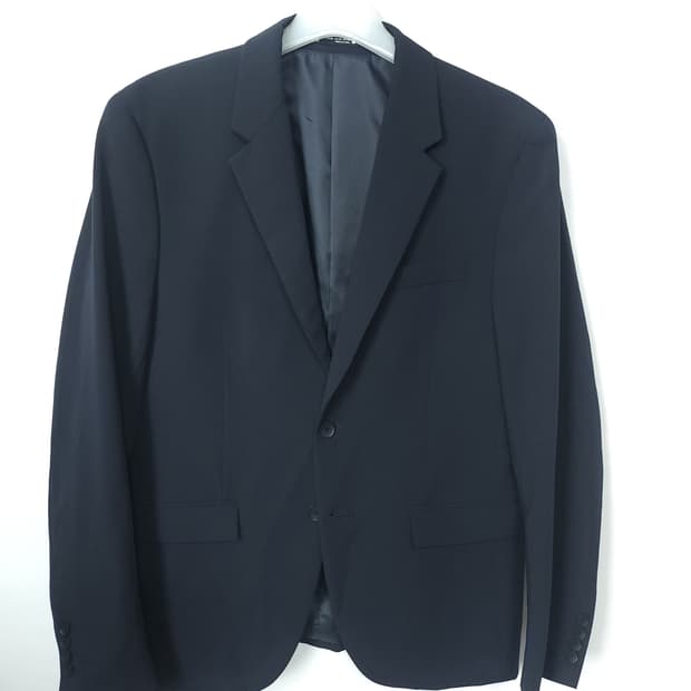  ZARA 슬림핏 블레이저 자켓 네이비 100 L 새제품급