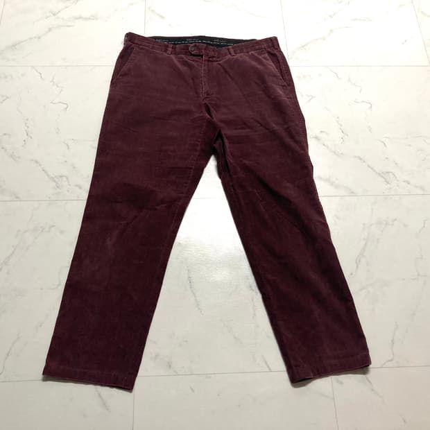 (거의 새것)닥스 골프 버건디 코듀로이 팬츠 36-38