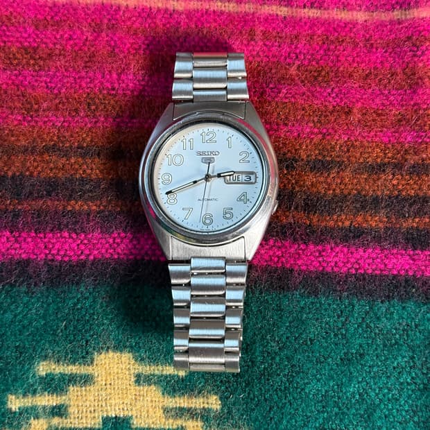 80‘s 빈티지 세이코 5 오토매틱 손목시계