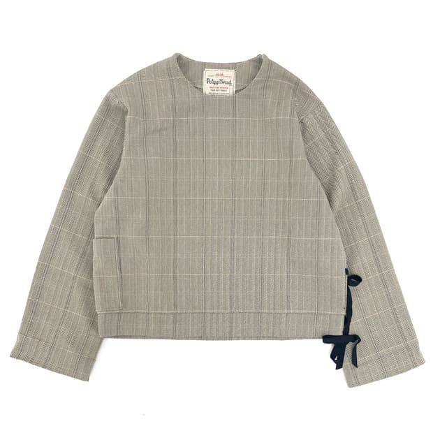 선씨 Sunsea 18AW Polyys 헤링본 트위드 풀오버 3