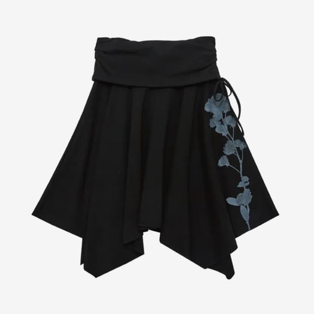 프래그팜 로즈 언발란스 스커트