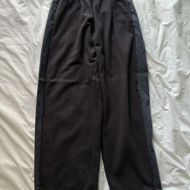 서피스에디션 반다나 배색 스웻팬츠 L