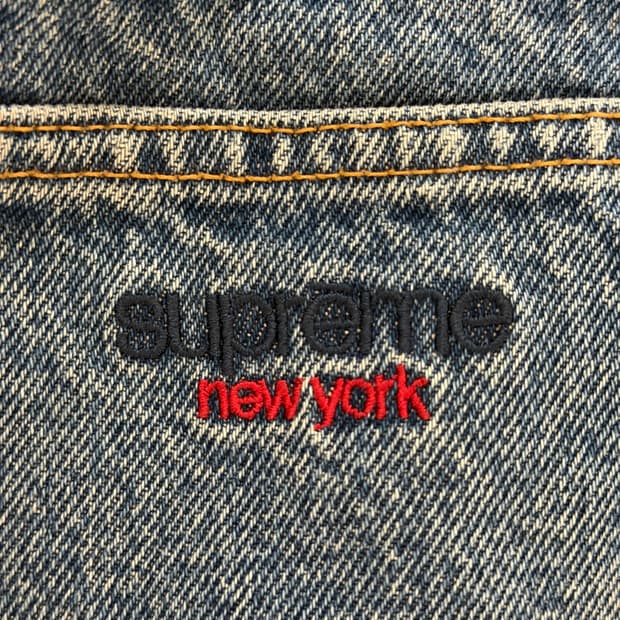 Supreme Baggy Jean Washed Indigo - 24FW