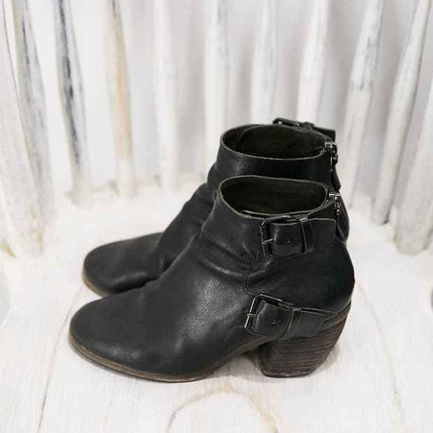 Strap Ankle Boots