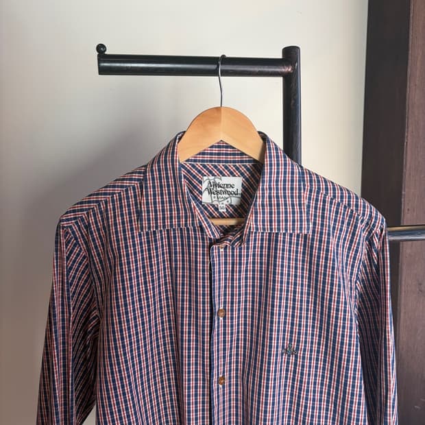 15334 - 비비안 웨스트우드 체크 셔츠