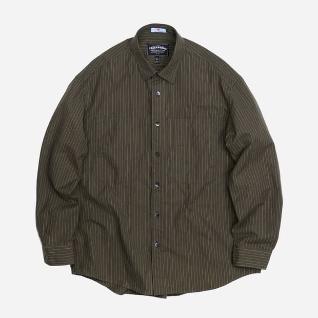 프리즘웍스 와바시 유틸리티 셔츠 올리브 XL사이즈