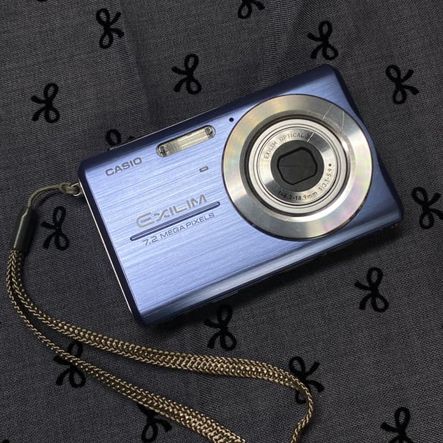 풀박.가을님 디카🤍- casio 카시오 exilim z75 블루 디카 