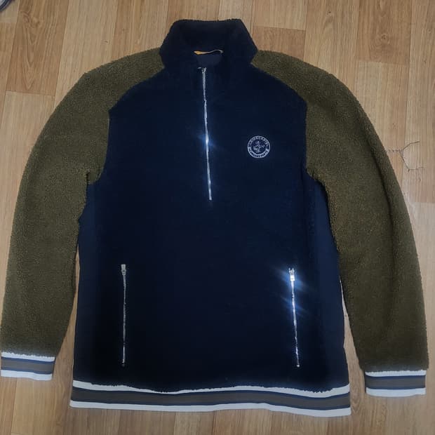 루이까스텔 반집업 골프 방풍 니트 자켓 남자 100