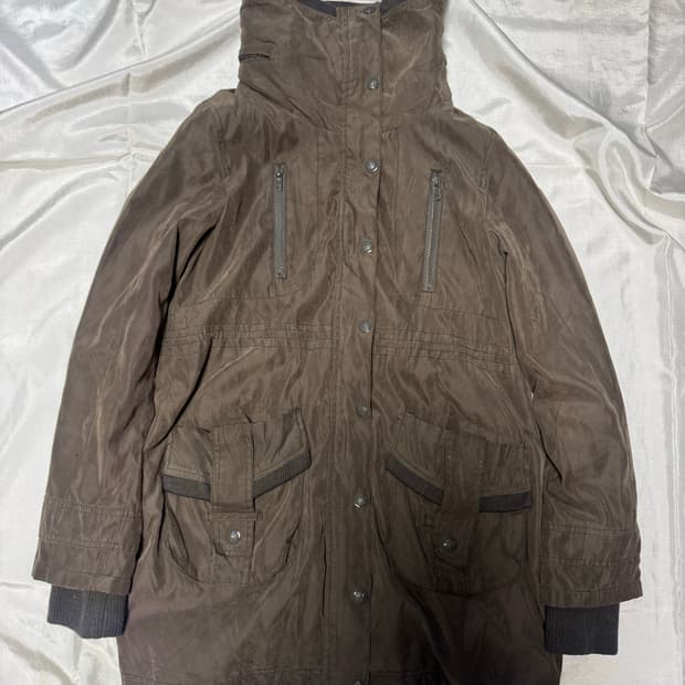 00s Dark Brown High Neck Jacket