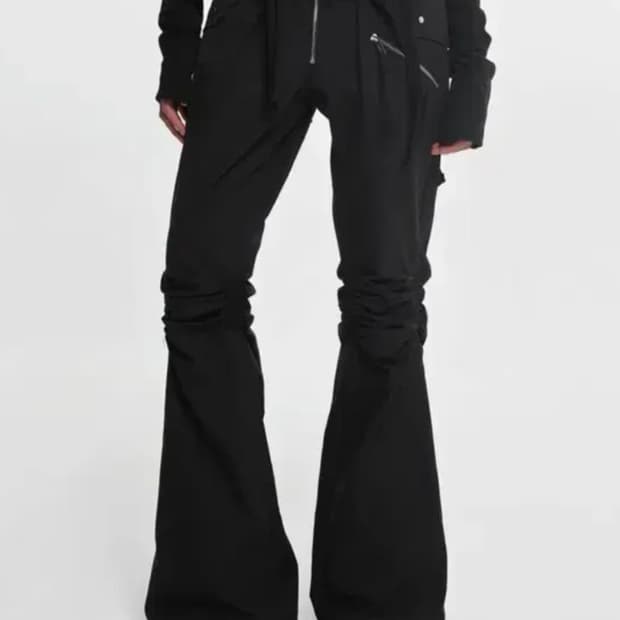 나체 셔링 카고 부츠컷 팬츠