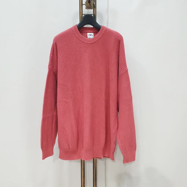 ZARA 자라 남성 와플 니트 L