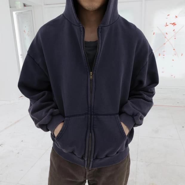 너티새비지 써멀 후드집업