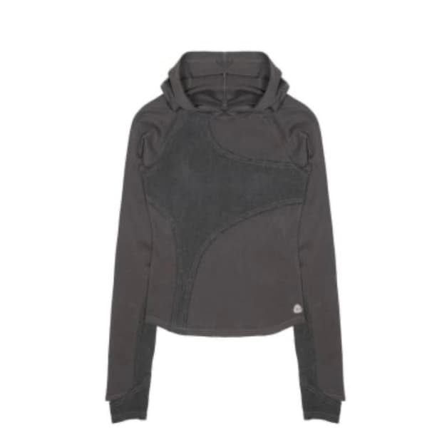 smarturbanuseful raw edge hoodie black