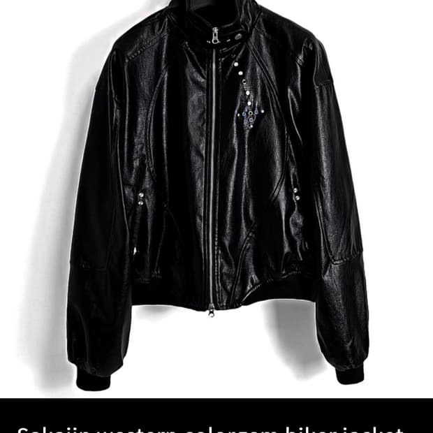 가키하라 레더 자켓