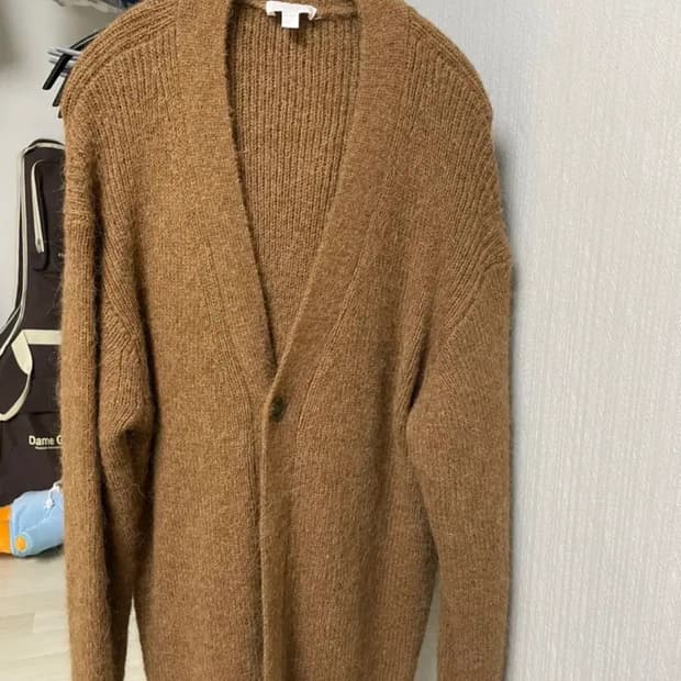 cos 코스 알파카 울믹스 오버사이즈 가디건