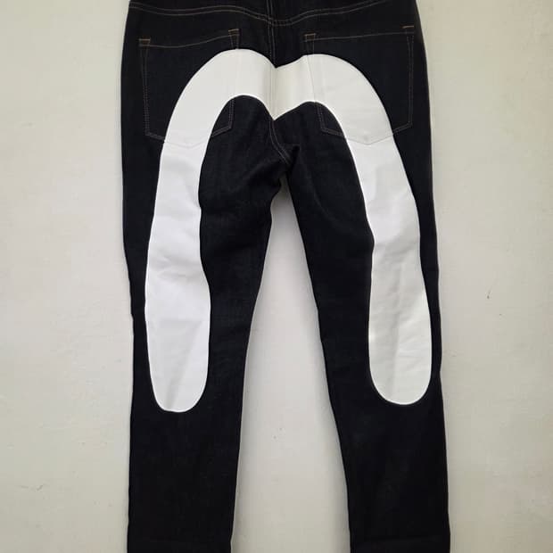 EVISU 나로우 컴포트 진청 데님 32