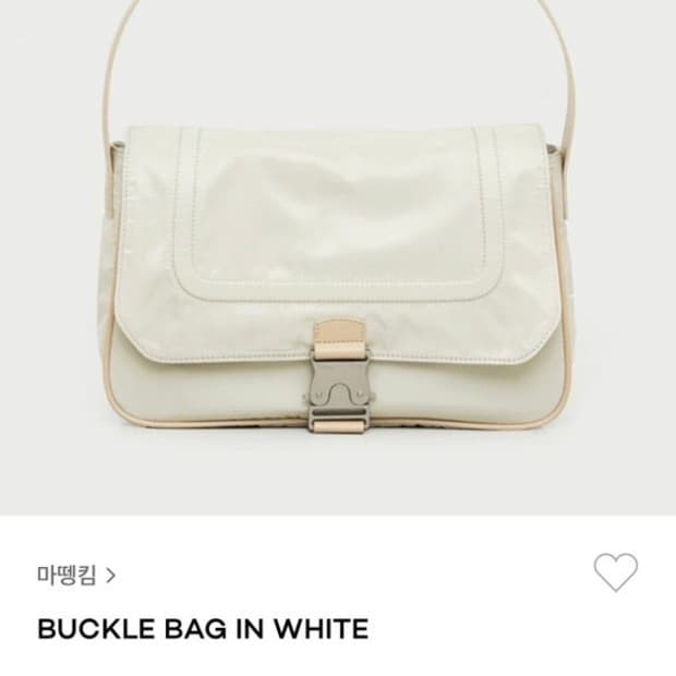 마뗑킴 버클백 배이지