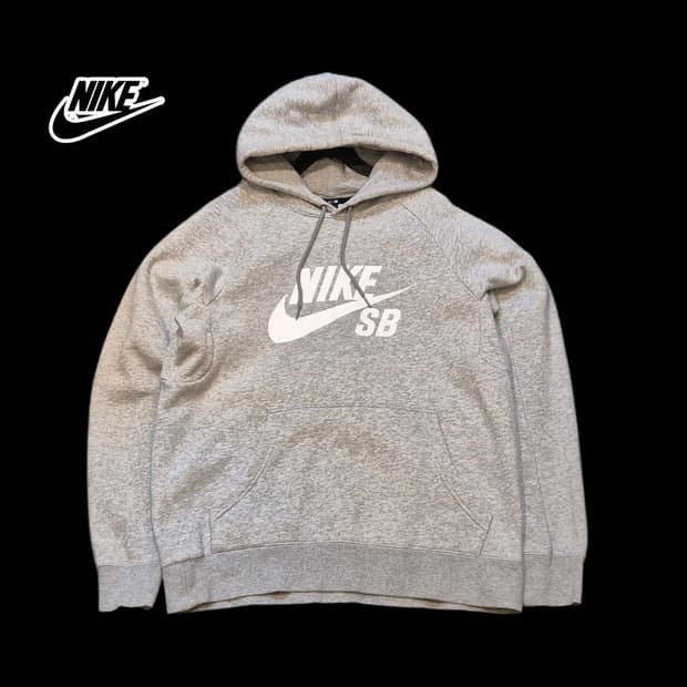 M 나이키 SB 그레이 후드