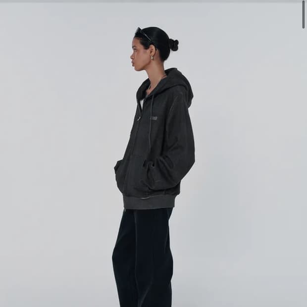 스웨이드 DARK LEOPARD HOOD ZIP UP [LEOPARD]