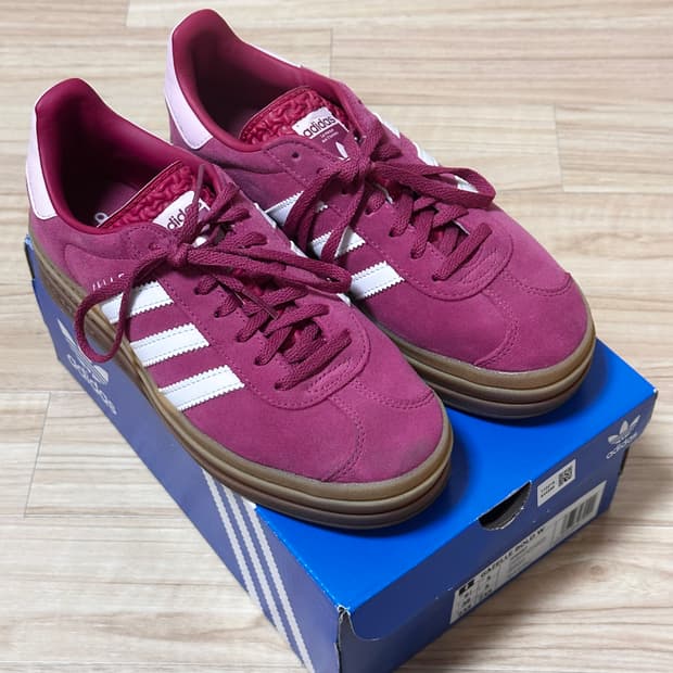 (W) 아디다스 가젤 볼드 와일드 핑크 클라우드 화이트